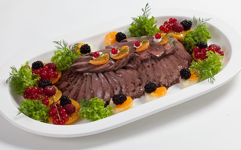 Rinderfilet mit Garnitur