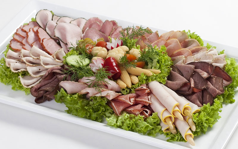 Braten-Schinken-Platte